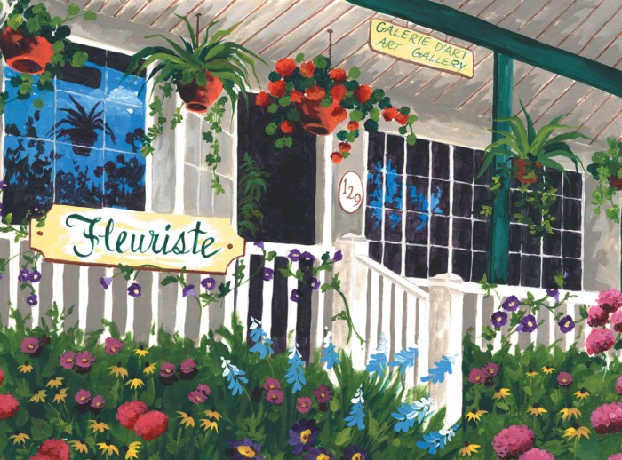 A3 Painting by numbers FLOWER SHOPPE
