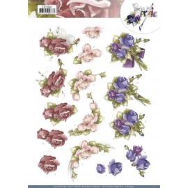 3D Cutting Sheet - Precious Marieke - Garden Flowers