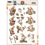 3D Cutting Sheet - Yvonne Creations - Gnomes Campfire