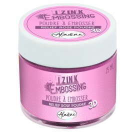 Izink Embossing Powder Pink -25ml
