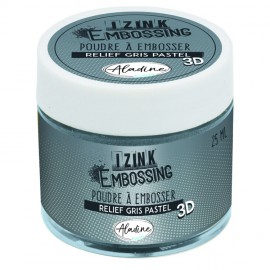 Izink Embossing Powder Pastel Grey - 25ml