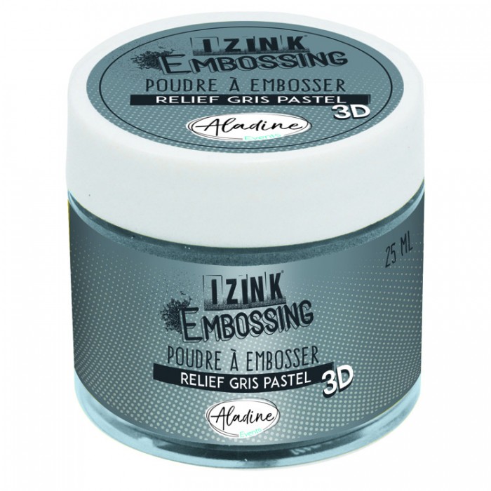 Izink Embossing Powder Pastel Grey - 25ml 
