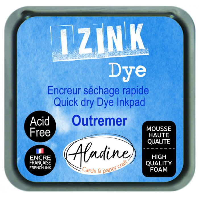 Inkpad Izink Dye Bleu Outremer 