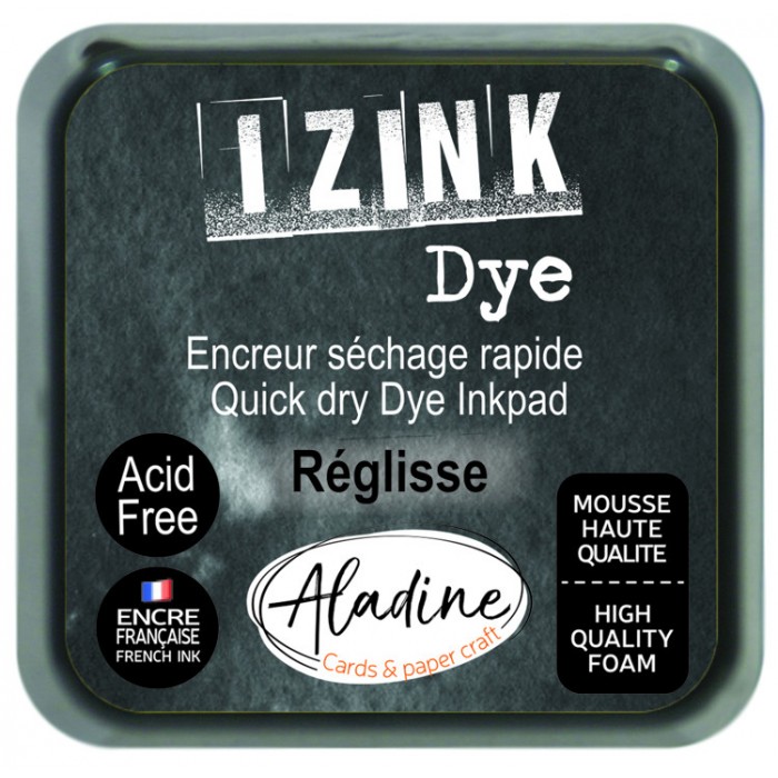 Inkpad Izink Dye Noir Reglisse 