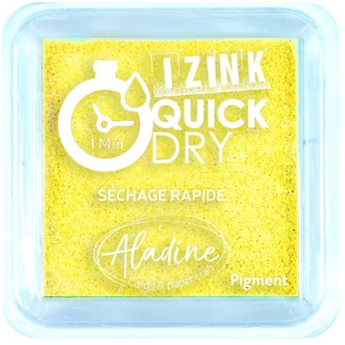 Izink Quick Dry M Inkpad - Pastel Yellow 