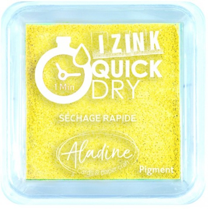 Izink Quick Dry M Inkpad - Pastel Yellow