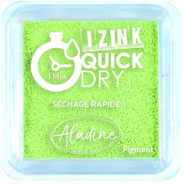Izink Quick Dry M Inkpad - Lime Green 