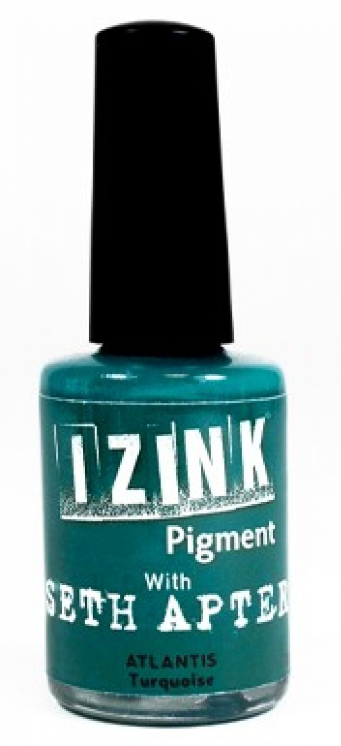 Turquoise - Atlantis Izink Pigment by Seth Apter