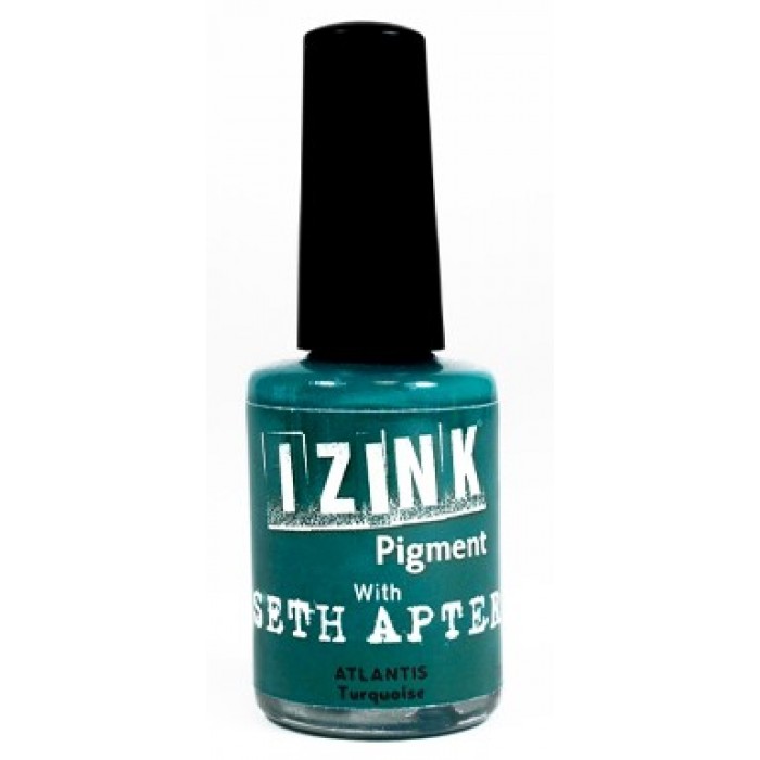 Turquoise - Atlantis Izink Pigment by Seth Apter 