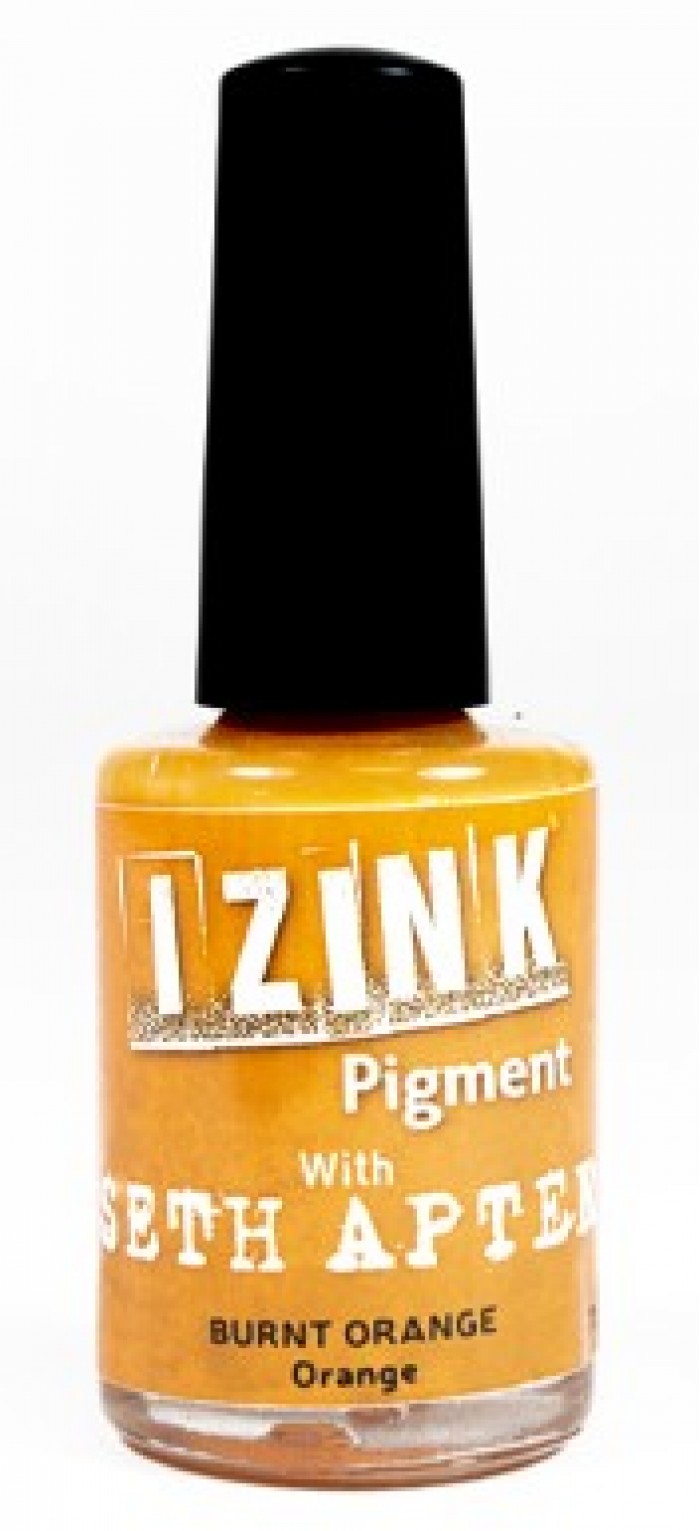 Orange - Burnt Orange Izink Pigment by Seth Apter