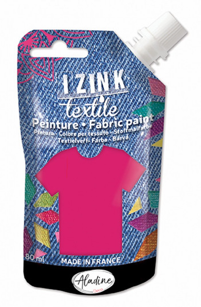 Izink Fabric Paint Fuchsia Madras Textile  50 ml
