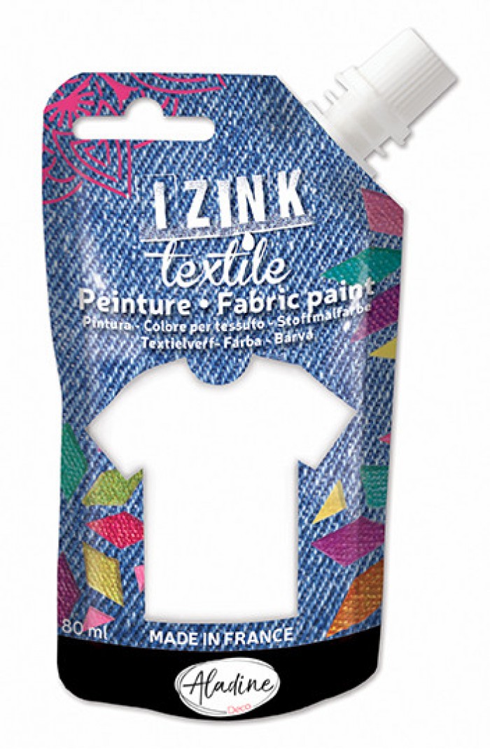 Izink Fabric Paint Textile Blanc Coton 50 ml
