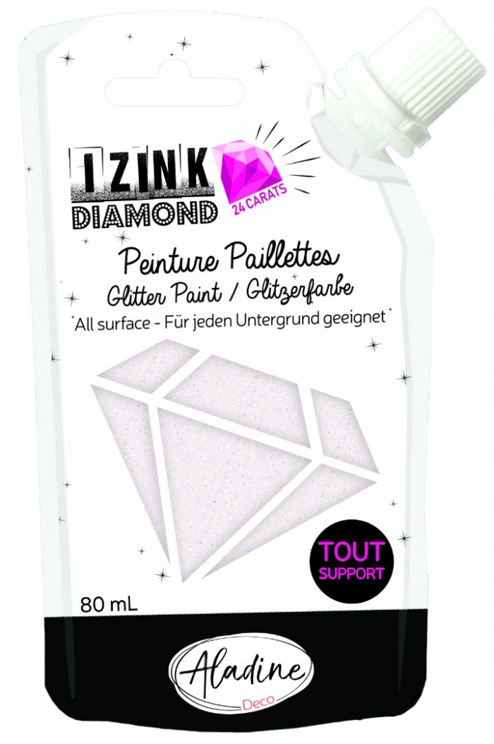 Parel 24 karaat Glitterverf Izink Diamond 