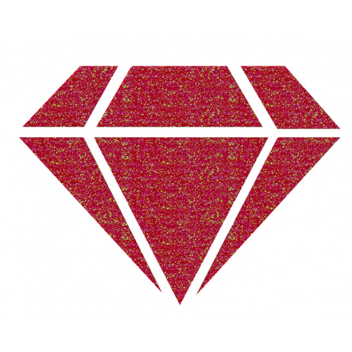 Rood 24 karaat Glitterverf Izink Diamond  
