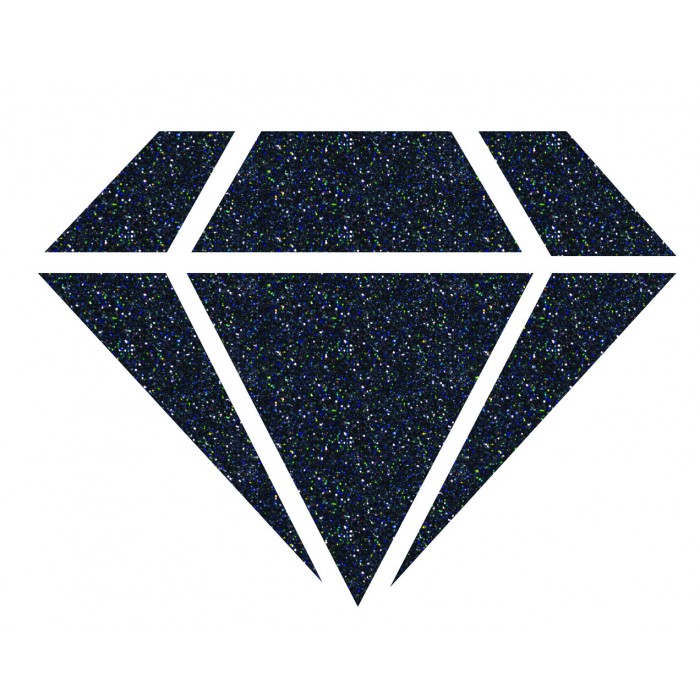 Zwart 24 karaat Glitterverf Izink Diamond  