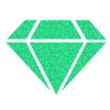 Turquoise 24 karaat Glitterverf Izink Diamond 
