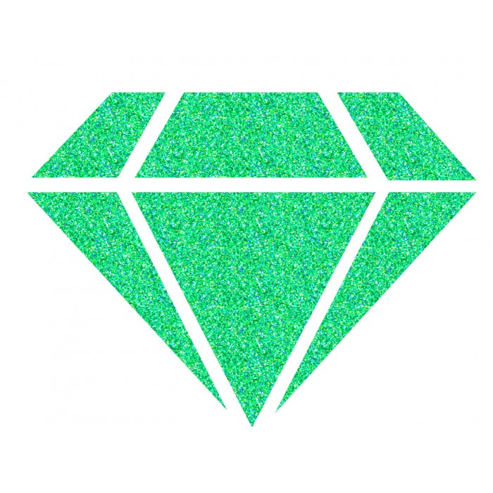 Turquoise 24 karaat Glitterverf Izink Diamond  