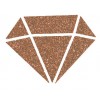 Kopergoud Glitterverf Izink Diamond 