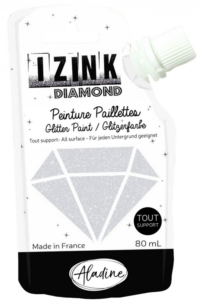 Parelmoer Glitterverf Izink Diamond 