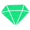 Turquoise Glitterverf Izink Diamond 