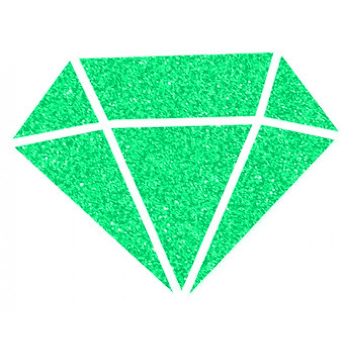 Turquoise Glitterverf Izink Diamond  