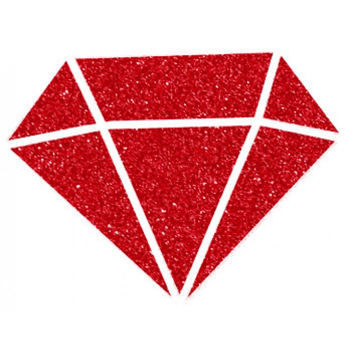 Rood Glitterverf Izink Diamond  