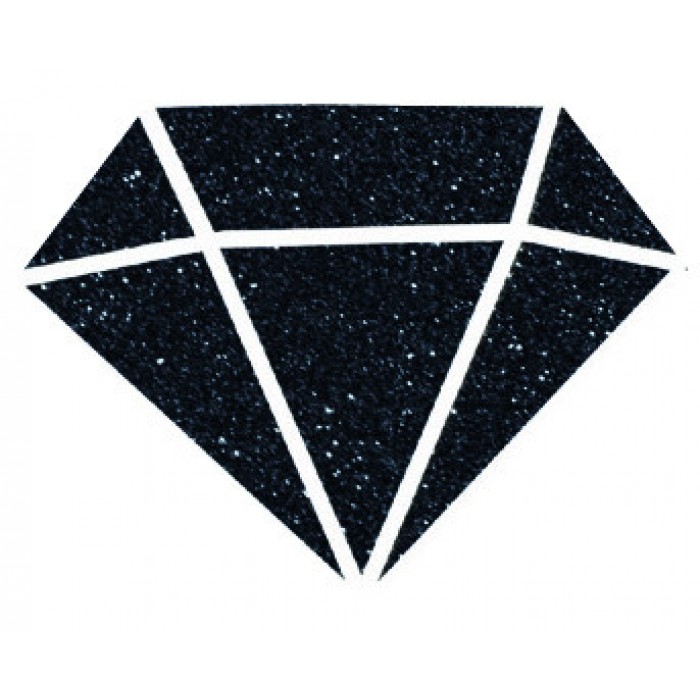 Zwart Glitterverf Izink Diamond  