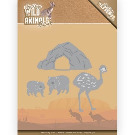 Emu and Wombat Wild Animals Outback Cutting Die by Amy Design