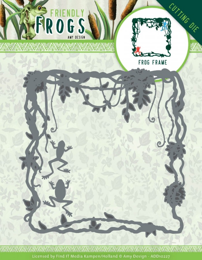 Frog Frame - Cutting Die Friendly Frogs by Amy Design