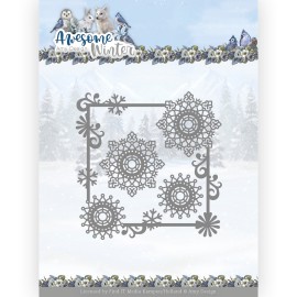 Dies - Amy Design - Awesome Winter - Winter Swirl Square