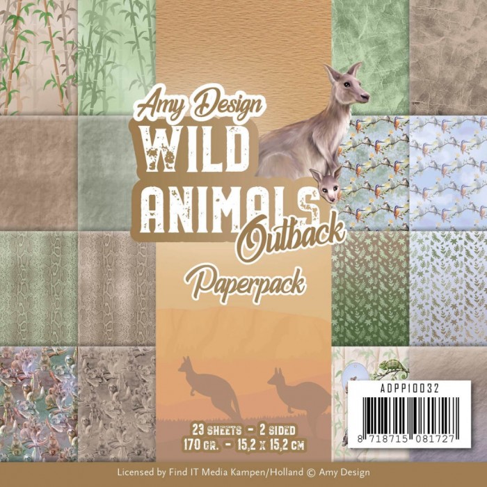 Paperpack Wild Animals Outback by Amy Design