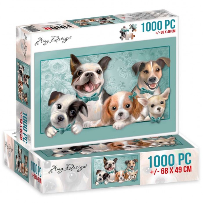Dogs - Jigsaw puzzle by Amy Design