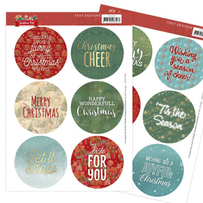 Tekst Designs - Amy Design - Christmas Pets (ENG)