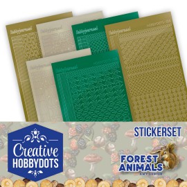 Nr. 12 Creative Hobbydots Stickerset Forest Animals with Amy Design