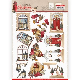 Warm Christmas Nostalgic Christmas 3D cutting sheet by Amy Design
