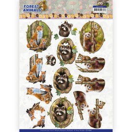 Fox - 3D Cutting Sheet Forest Animals by Amy Design