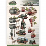 3D Cutting Sheet - Amy Design - Vintage Transport - Train