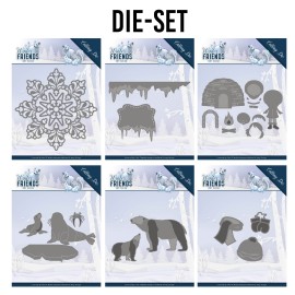 Amy Design – Winter Friends Dies – SET van 6 BLACK FRIDAY DEAL – MEGA AFPRIJZING!