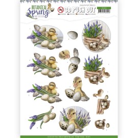 Botanical Spring 3D-Push-Out Sheet by Amy Design