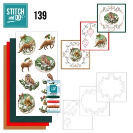 Nr. 139 Christmas Animals by Amy Design for Stitch and Do