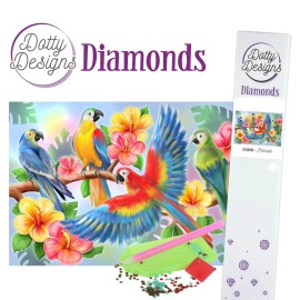 Dotty Designs Diamonds - Parrot