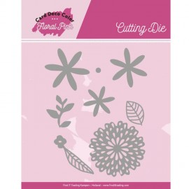 Bloemen - Floral Pink Snijmal van Card Deco Color