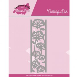 Bloemenrand Snijmal - Floral Pink van Card Deco Color 