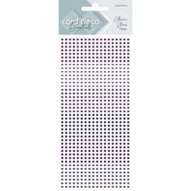 Card Deco Essentials - Adhesive Stones - Purple