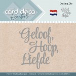 Geloof, Hoop, Liefde - Cutting Dies by Card Deco Essentials