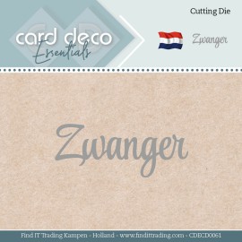 Zwanger - Cutting Dies by Card Deco Essentials