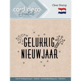 Gelukkig Nieuwjaar Clear Stamps by Card Deco Essentials