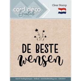 De Beste Wensen Clear Stamps by Card Deco Essentials 