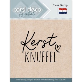 Card Deco Essentials - Clear Stamps - Kerst Knuffel