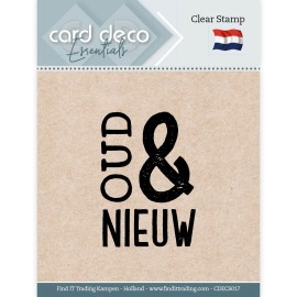 Card Deco Essentials - Clear Stamps - Oud en Nieuw